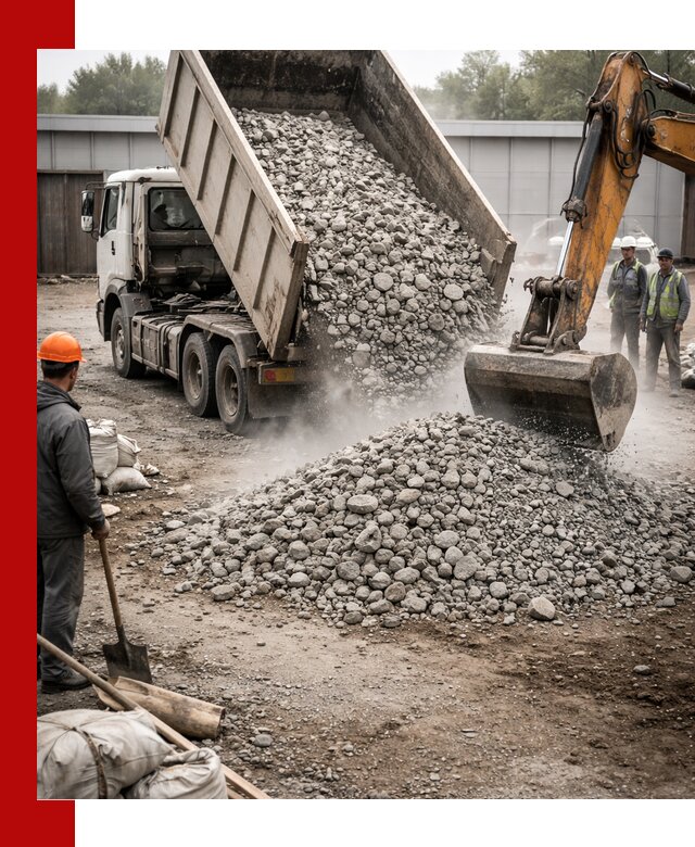 Доставка дробленого бетона в Партизанске оптом и в розницу