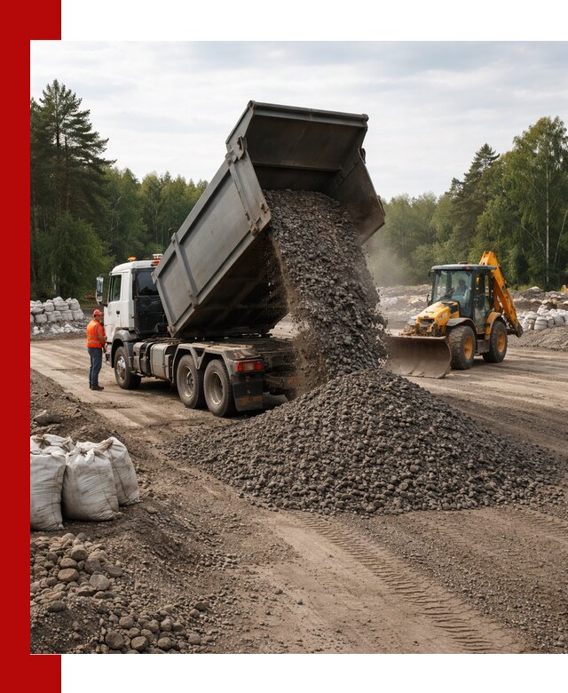 Доставка дробленого асфальта в Партизанске для дорожных работ