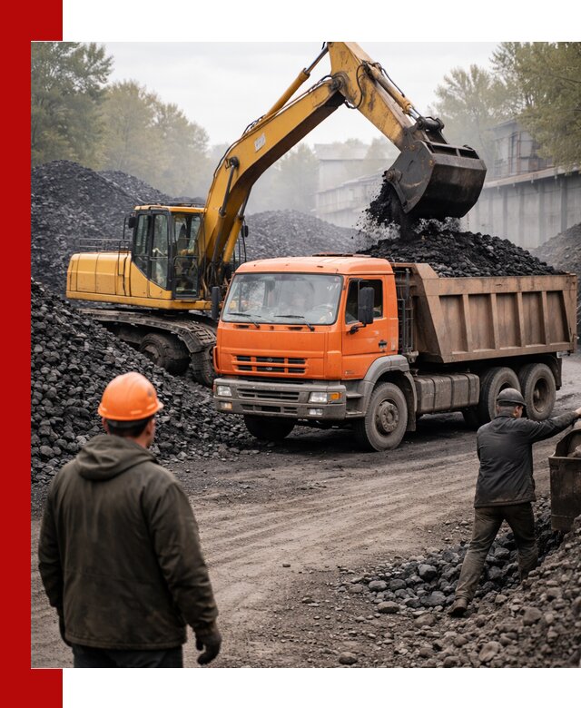 Доставка угля автотранспортом в Партизанске быстро и выгодно