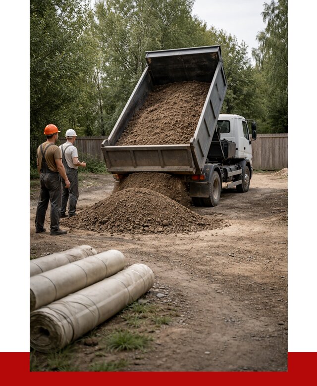 Доставка сыпучих материалов самосвалом в Партизанск от 4508 р. | ПРОНЕРУДПрт