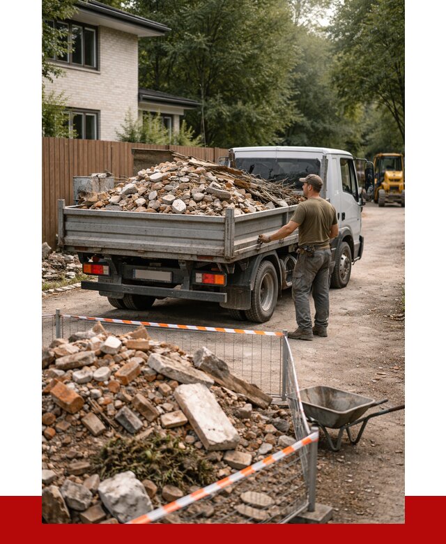 Вывоз строительного мусора с погрузкой в Партизанске от 8050 р | ПРОНЕРУДПрт